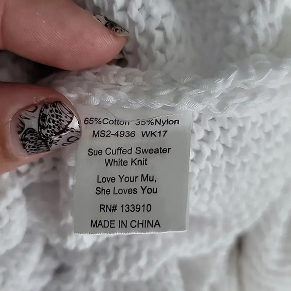 Nwot Show Me Your MuMu Sue Cuffed Knit Sweater Sz XS - Picture 11 of 13